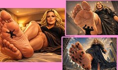 Your Friend's Hot Mature Mom - Giantess MILF Feet Crush POV & Adoration