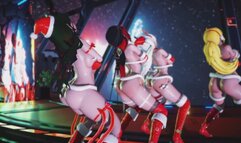 Mmd R18 Spongebob Square Pants Joint the Party with -ruby Weiss Blake Yang Pyrrha