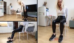 Cocky Katya is caught in a glue trap