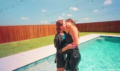 Camille and Tiffany Go for a Swim after the Office