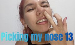 Picking my nose 13