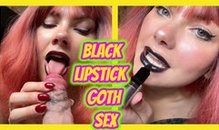 Black Lipstick Ass Worship POV Blowjob Facesitting & Sex