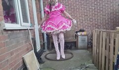 sissy maid rubys posture training.