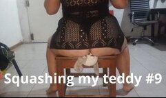 Squashing my teddy #9