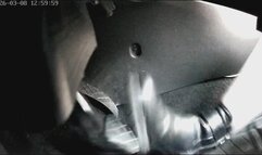 Marie is riding in the city wearing black ankle boots - Part 1