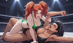 Female Wrestling Fantasies #12B: My Sensual Pinfall Conquest (Animated)