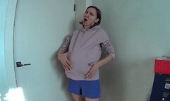 Small guy inside my belly and loud burping Pr