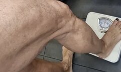 PART2 NEW! HAIRY FBB MASSIVE LEGS CALF CALVES VIEW GIANT HAIRY BELLY WORKOUT PUMPED BIGGER AS HELL MIONSTER TATTOO ARMS BICEPS HUGE BATHROON MASSIVE HAIRY STYLE