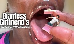 Giantess Girlfriend’s Cheating Punishment: Swallowing All 4 Boyfriends - Shrinking - Shrinkingfetish - Uvula - Swallow - Digest - Ebony - VORE - Mouthfetish - Biglips - Ebonygiantess - Tinymen -
