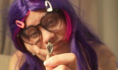 Giantess Girl Cant Stop Sneezing Tiny Husband Tries to Help