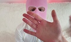 Sweetie girl offering her boyfriend her delicate fingers to bite and tease… wanna watch him nibble?