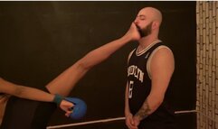 KICKS FACE SLAVE FOOT PANTS