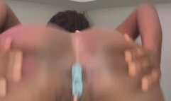 Twerking + Spreading ass with Butt plug