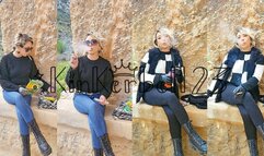 Chainsmoking & littering in the mountains, TWO videos in one - kinkerbell23