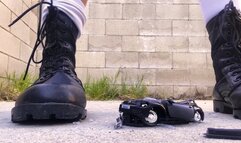 5’11 Goddess Annihilates Toy Car In Combat Boots