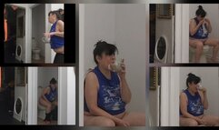 EMERGENCY COFFEE INDUCED DUMPING And BURPING PLUS NOSE BLOWING AND FEED W CHAT