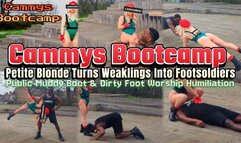 Cammys Bootcamp - Petite Blonde Turns Weaklings Into Footsoldiers - Public Muddy Boot & Dirty Foot Worship Humiliation Ft Tastie Little Feet & Elitefeetstreet - 1080p revised