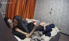 Bedroom camera at Smurfeta reallifecam apartment at Voyeur House TV 28.03.2026 part 4