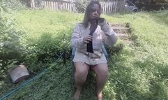 Darkabyss445 stars in: Naughty, muddy school girl