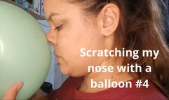 Scratching my nose with a balloon #4