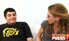 Husband Watches Wife Devour Huge BBC!