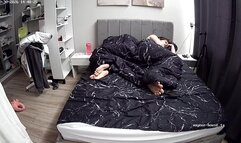 special candid sleeping perfect bare feet closeup scenes Bedroom camera at Ameya & Luis reallifecam apartment at Voyeur House TV 30.03.2026 from 14 h 13 min to 17 h 08 min