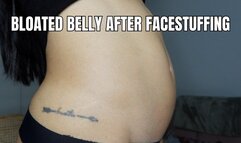 Bloated belly after facestuffing - OnlyVanessa