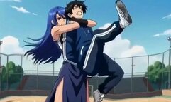 Akira Lifts & Chokes Him Out – Outdoor Sports Field Humiliation