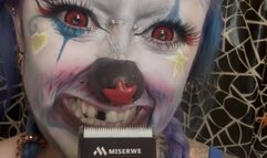 YeeHonk Head Shave Clown Girl Bihawk punk