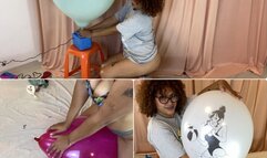 full section of balloon games