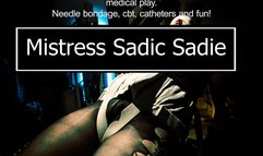 Needle bondage and cbt