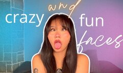 crazy and fun faces