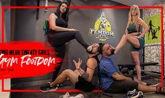 Nara and Charlotte make gym guys worship their smelly socks and sweaty feet (1080 EN-sub) Foot Domination - Foot Gagging - Foot Fetish - Foot Smelling