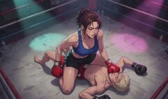 Mixed Boxing Fantasies #28B: My Sweaty Ring Conquest (Animated)