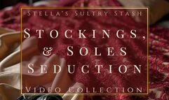 Stockings, Soles & Seduction | Foot Fetish POV, Stockings Tease, Barefoot Reveal, Female Domination