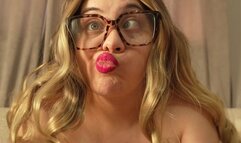 My Stepsister makes funny stupid faces and grimaces, rolls her eyes, makes ahegao heads and makes all kinds of random faces and wants you to cum from what she does