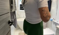 Pee before and after the shower