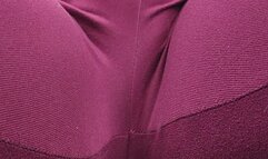 Purple Yoga Pants Masturbation, upclose view, no nudity, dirty talk, cumming, stretchy pants