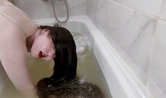 Hair Washing & Struggling - mp4