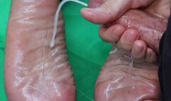 College Baller’s Big Soles Get Big A Sticky Load!