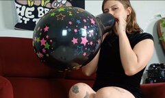 Blow to pop 6 balloons 10" - BlackcatGirlfriend Looner