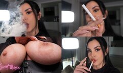 3 Marlboros, wheezing and coughing topless | Sweet Maria