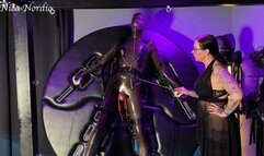 Slave milked on the turntable