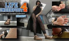 Life Underfoot 4 - Brandy - foot slave - Feet - Toes