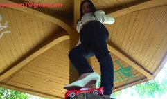 Nicol Crushes Lightning McQueen Under White Heels