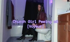 Church Girl Sage Eldritch Peeing #3 [Voyeur] SD