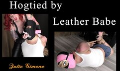 Hogtied by Leather Babe