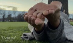 Walking barefoot in the park (Full HD 1080p MP4)