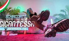 Schiacciato Sotto i Miei Piedi – Gigantessa Dominazione POV ITA