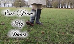 Kneel & Eat From My Boots